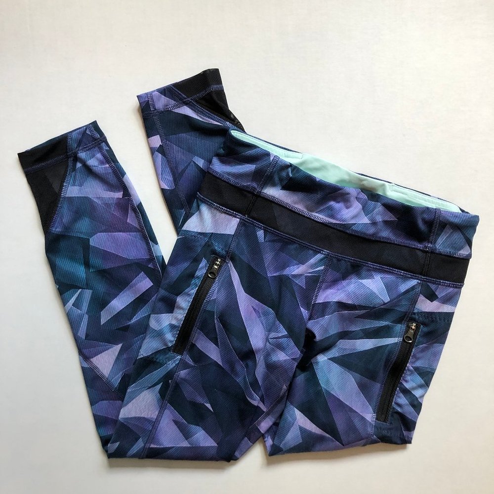 Lululemon Graphic Patterned Running Leggings